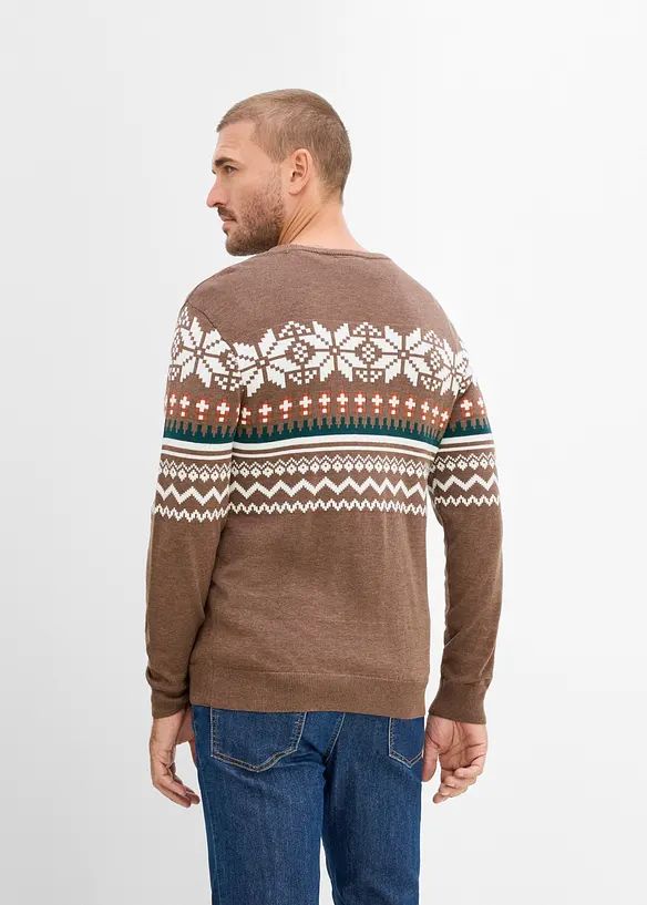 Maglione norvegese regular fit, bonprix