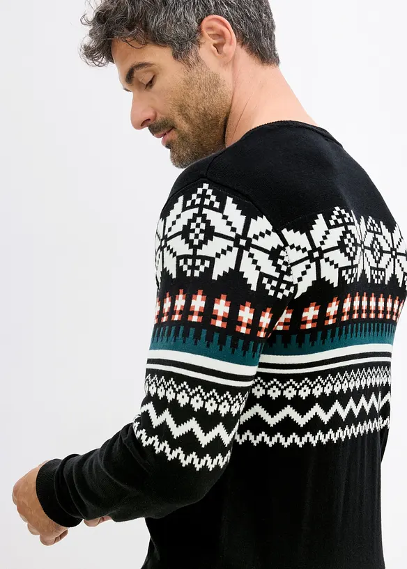 Maglione norvegese regular fit, bonprix