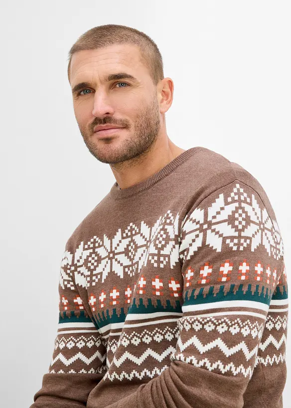Maglione norvegese regular fit, bonprix
