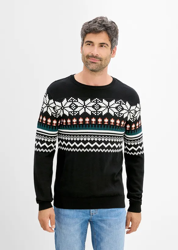Maglione norvegese regular fit, bonprix