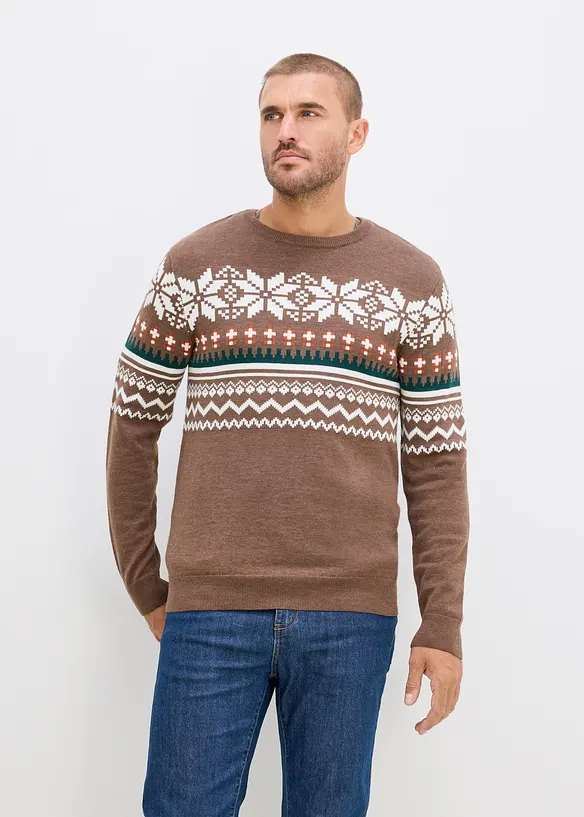 Maglione norvegese regular fit, bonprix