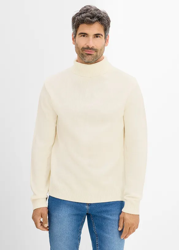 Maglione a collo alto, regular fit, bonprix