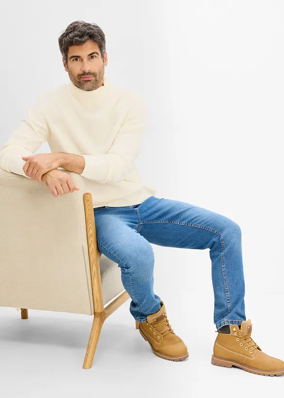 Maglione a collo alto, regular fit, bonprix