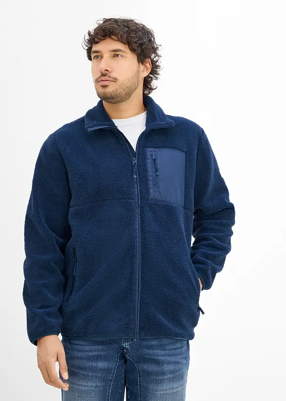 Giacca in pile teddy, bonprix