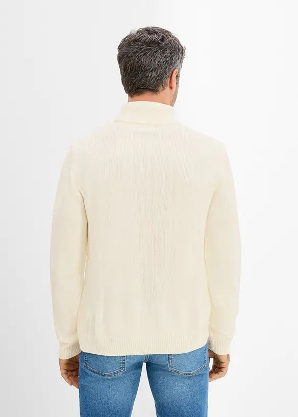 Maglione a collo alto, regular fit, bonprix