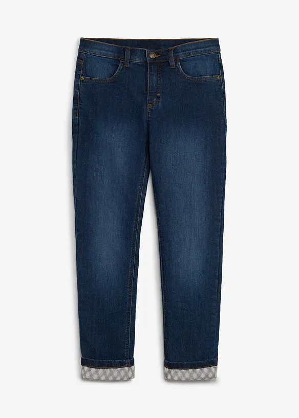 Jeans termici con fodera in flanella, bonprix