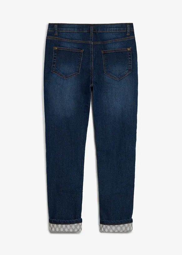 Jeans termici con fodera in flanella, bonprix