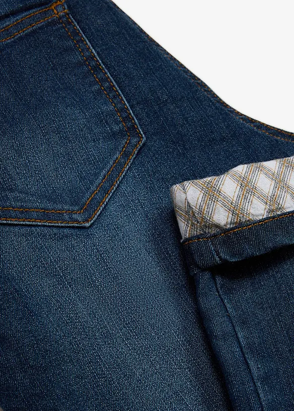 Jeans termici con fodera in flanella, bonprix