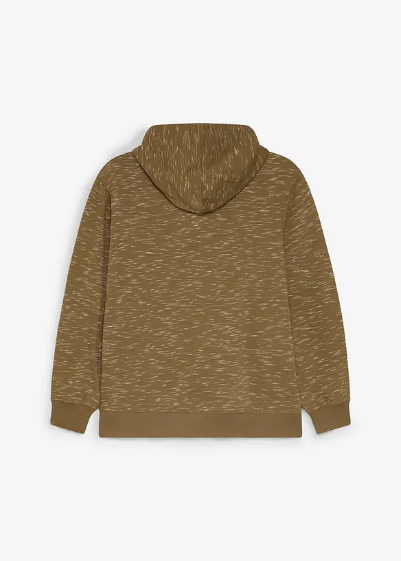 Felpa con cappuccio in misto cotone morbido, bonprix