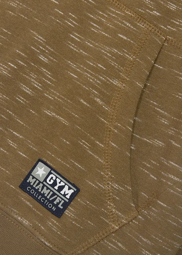 Felpa con cappuccio in misto cotone morbido, bonprix