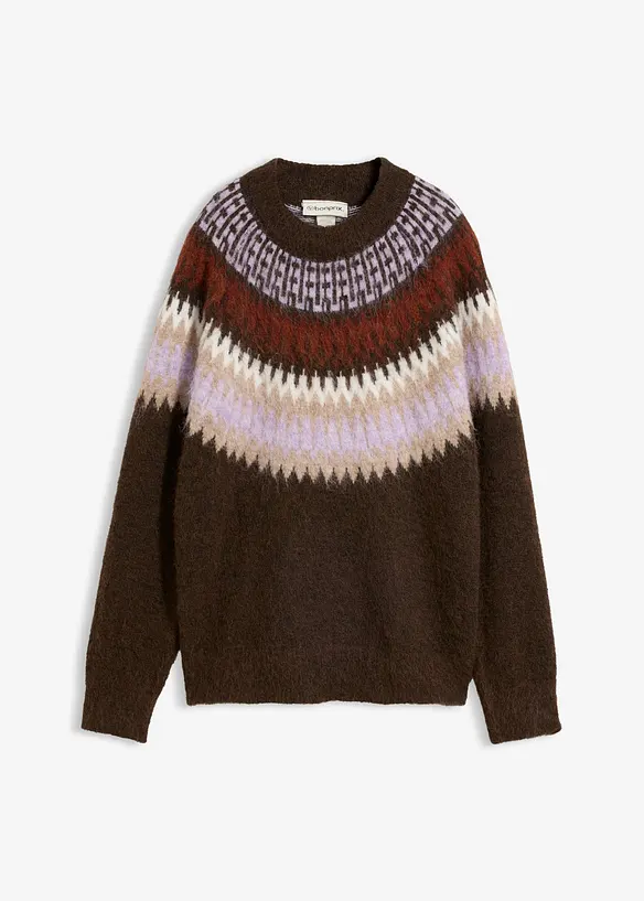 Maglione norvegese girocollo, bonprix