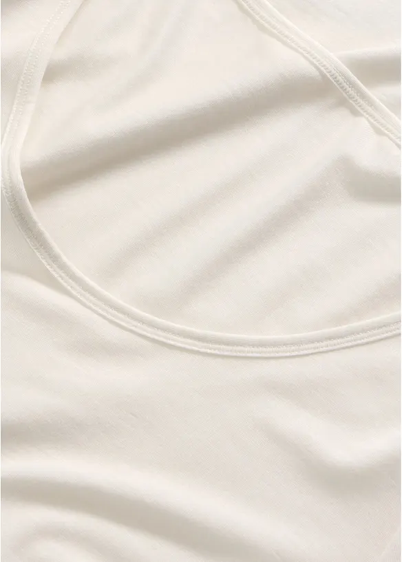Maglia ultraleggera in misto cachemire a maniche lunghe con scollo rotondo, bonprix