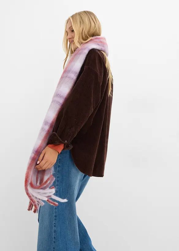 Giacca-camicia oversize in velluto a coste di misto cotone, bonprix