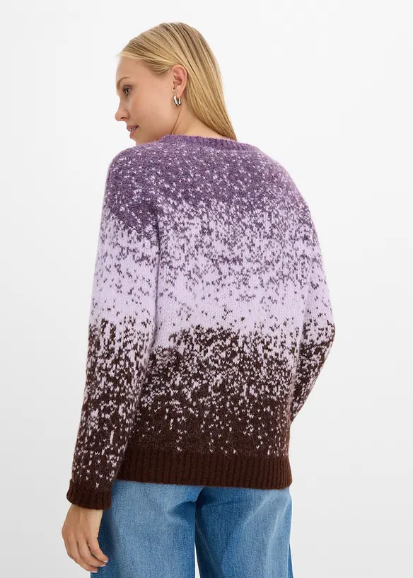 Maglione in morbida maglia effetto peloso, bonprix