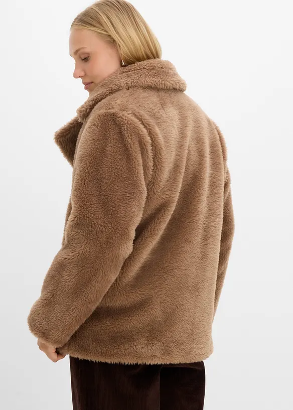 Giacca teddy oversize, bonprix