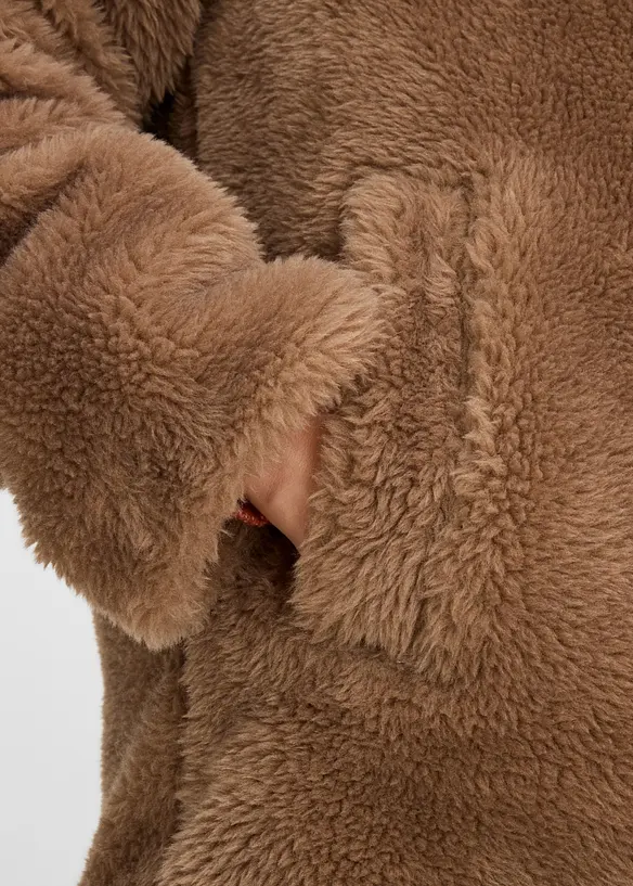 Giacca teddy oversize, bonprix