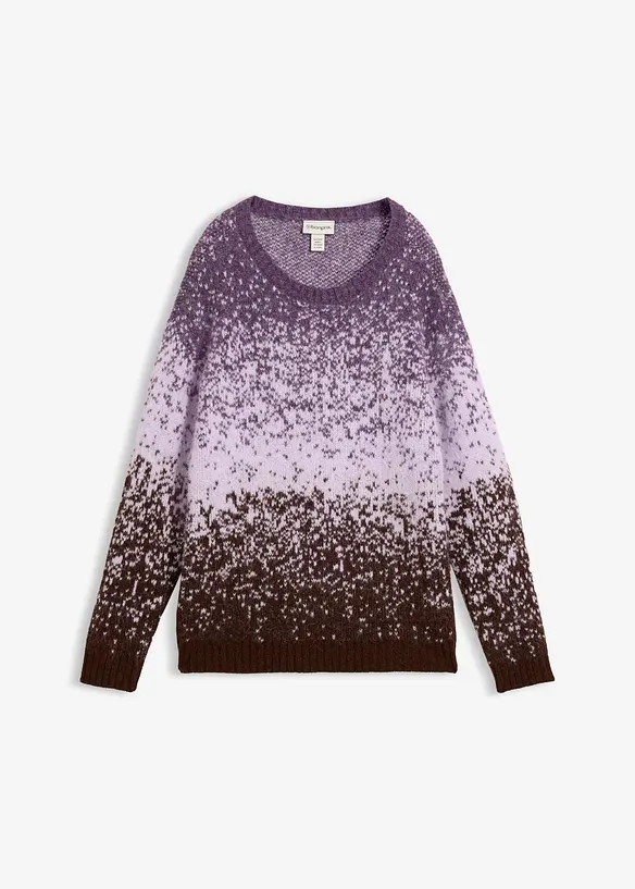 Maglione in morbida maglia effetto peloso, bonprix