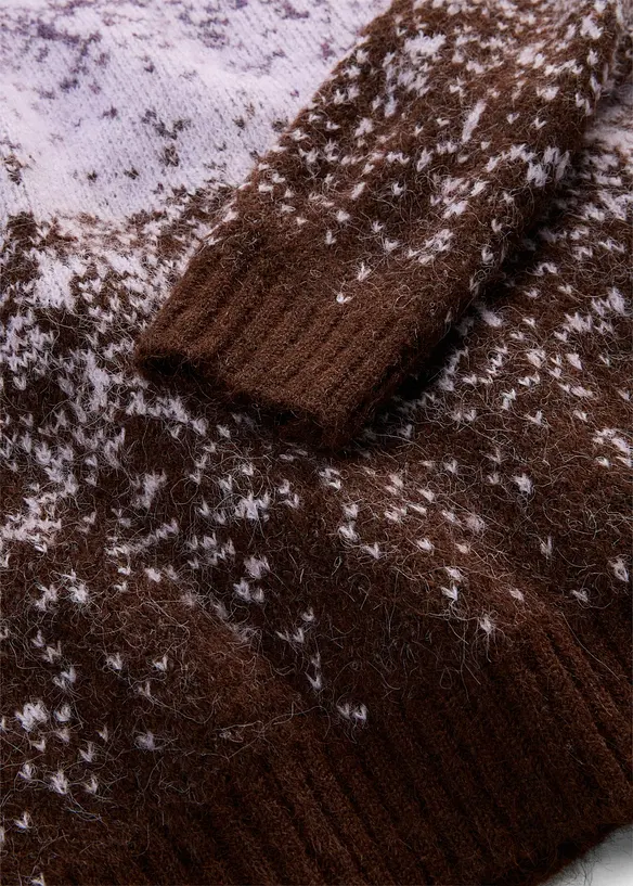 Maglione in morbida maglia effetto peloso, bonprix