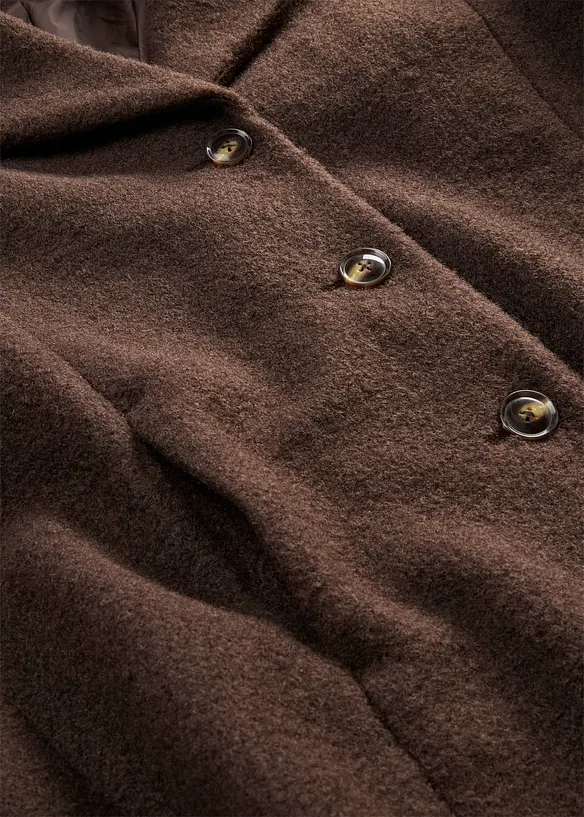 Cappotto outdoor effetto boucl&eacute;, bonprix