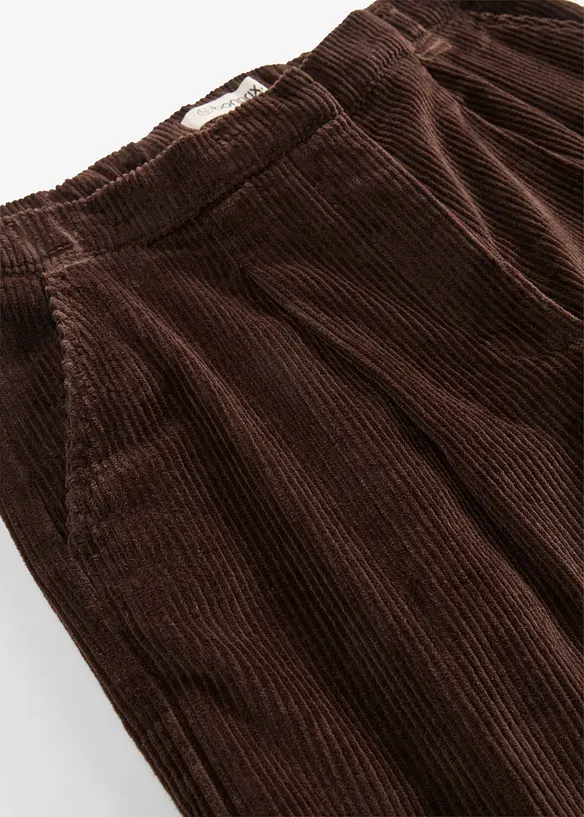Pantaloni barrel in velluto a coste larghe, bonprix