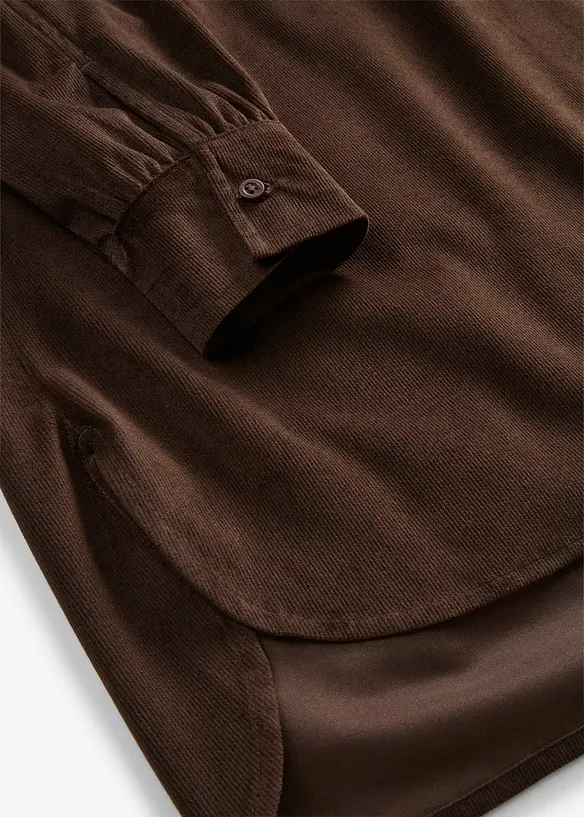 Abito oversize in velluto a coste, bonprix
