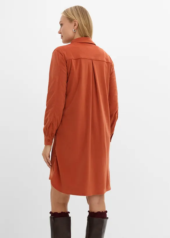Abito oversize in velluto a coste, bonprix