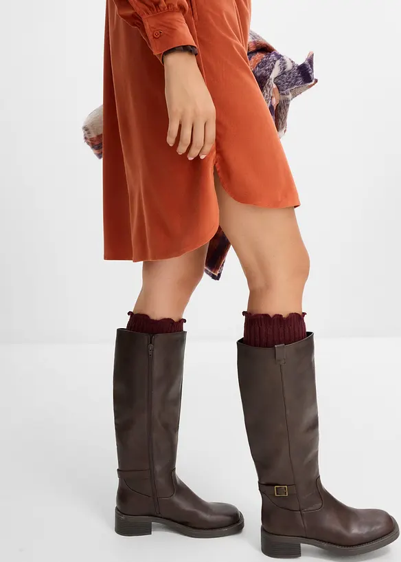 Abito oversize in velluto a coste, bonprix