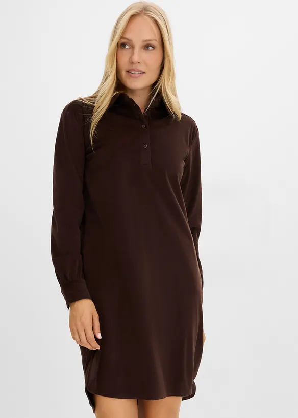 Abito oversize in velluto a coste, bonprix