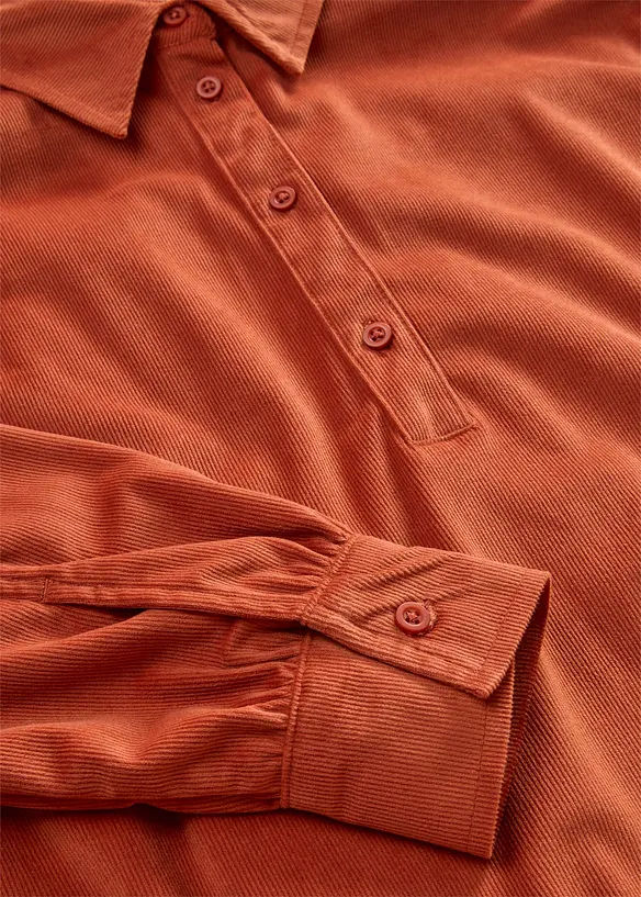 Abito oversize in velluto a coste, bonprix