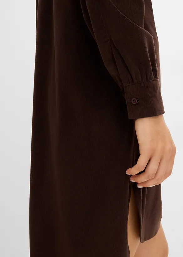 Abito oversize in velluto a coste, bonprix