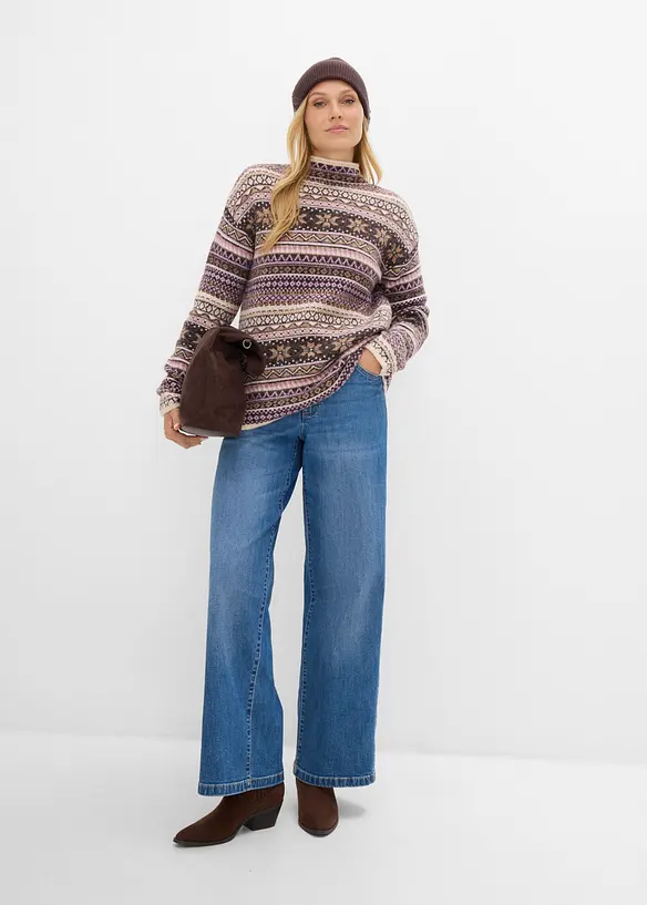 Maglione a collo alto, bonprix