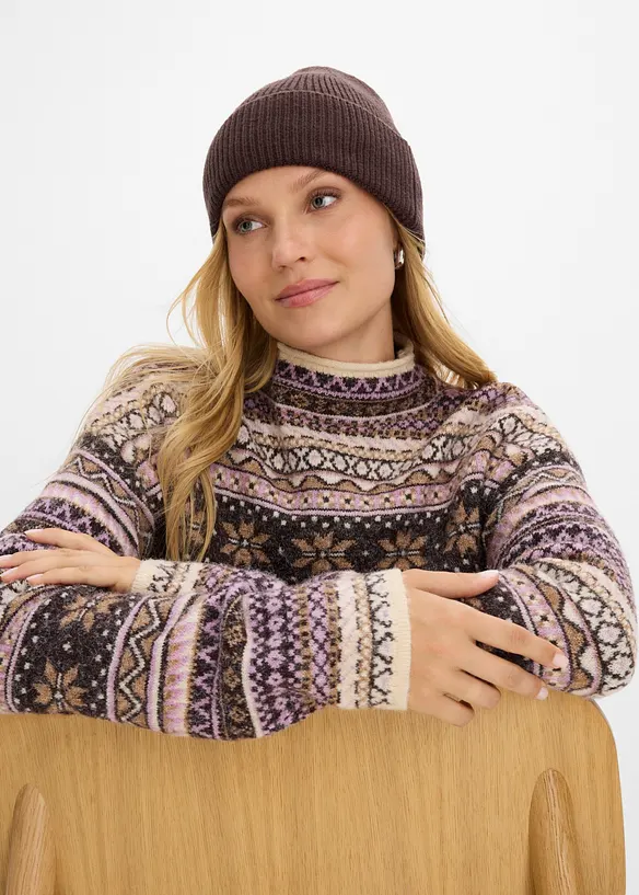Maglione a collo alto, bonprix