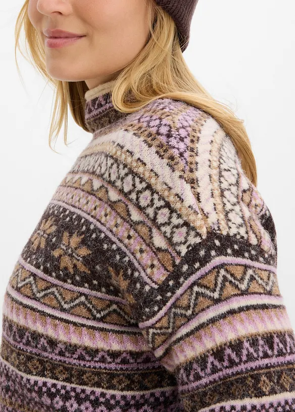 Maglione a collo alto, bonprix