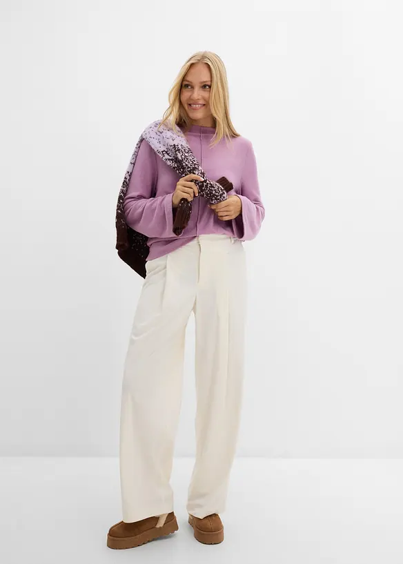 Maglia dolcevita in misto viscosa, bonprix