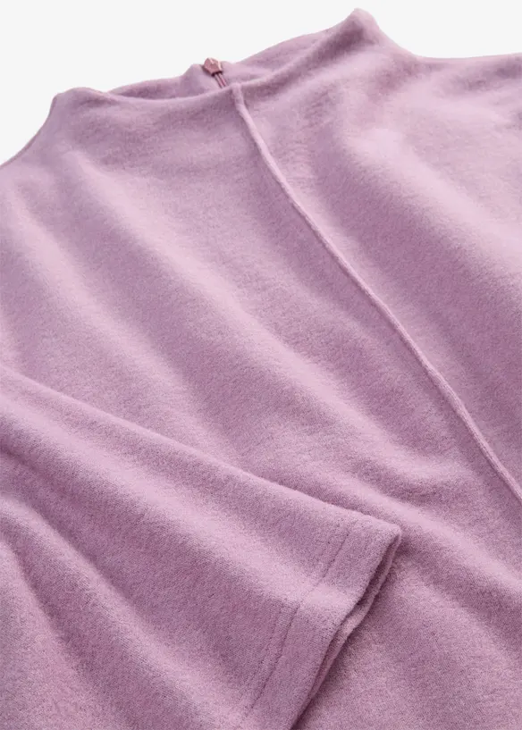 Maglia dolcevita in misto viscosa, bonprix