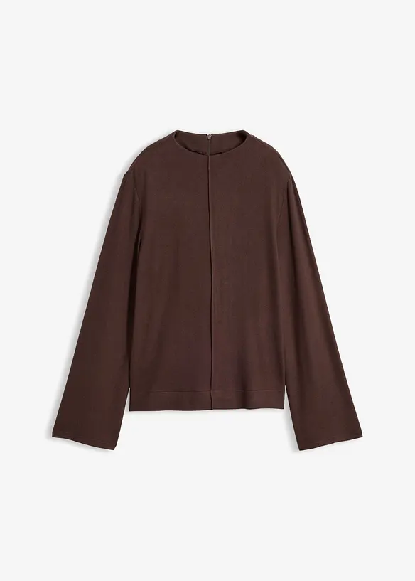 Maglia dolcevita in misto viscosa, bonprix