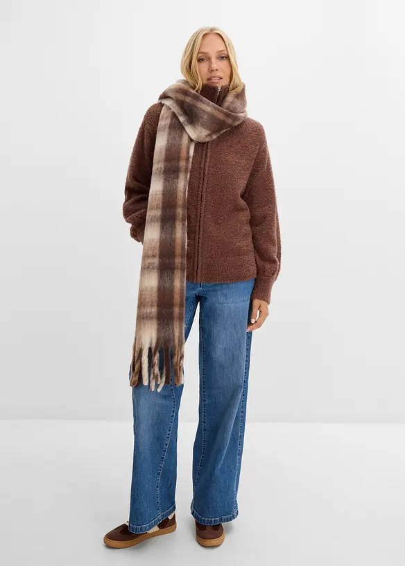 Cardigan boucl&eacute;, bonprix