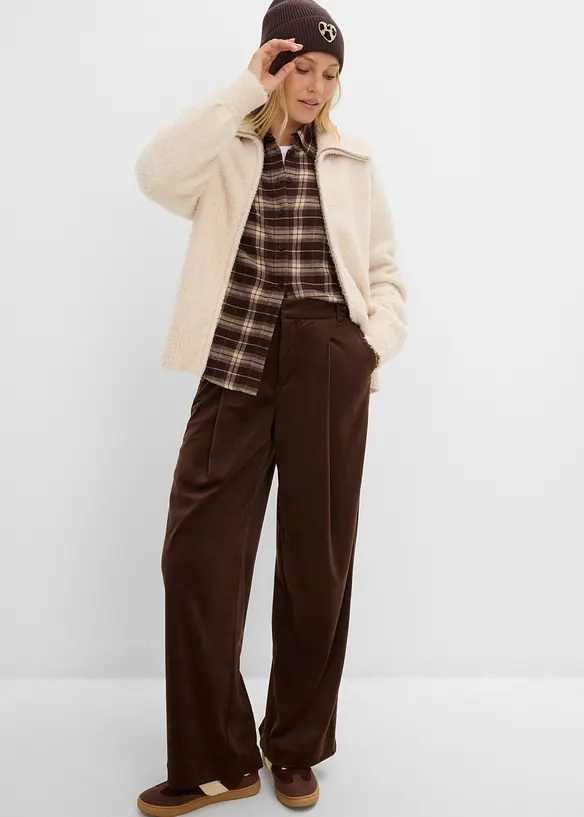 Cardigan boucl&eacute;, bonprix