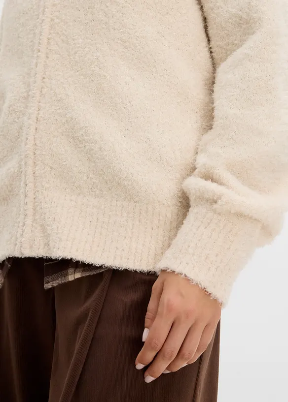 Cardigan boucl&eacute;, bonprix