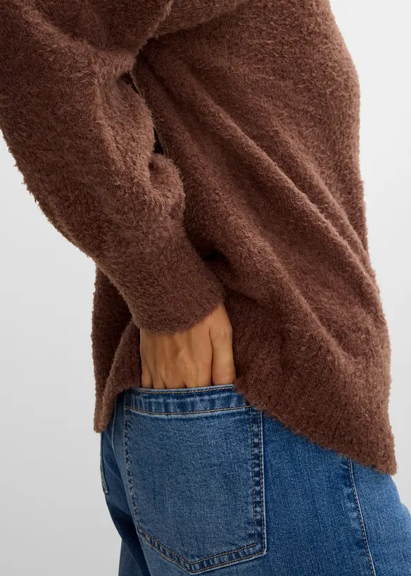 Cardigan boucl&eacute;, bonprix
