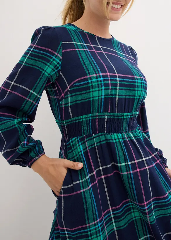 Abito in flanella di puro cotone, bonprix