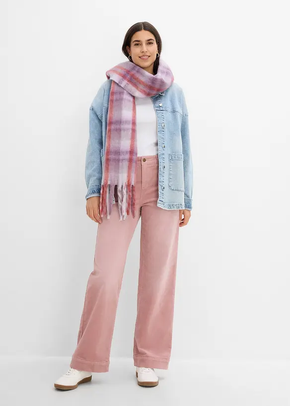 Pantaloni larghi in velluto a coste di misto cotone, bonprix