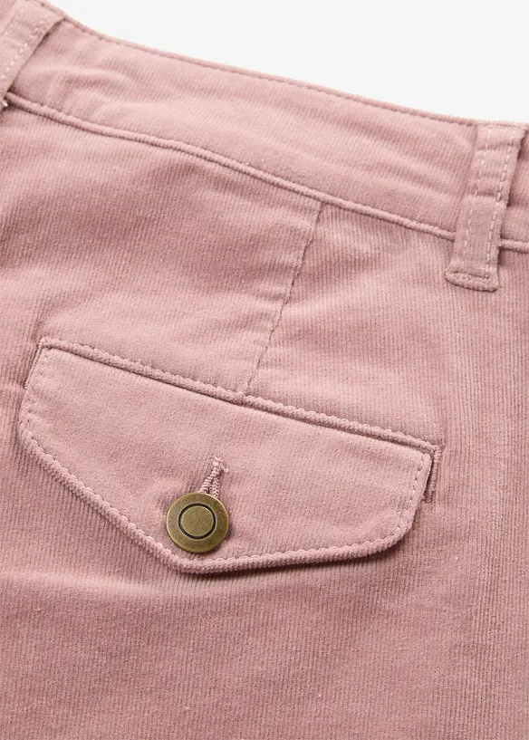 Pantaloni larghi in velluto a coste di misto cotone, bonprix