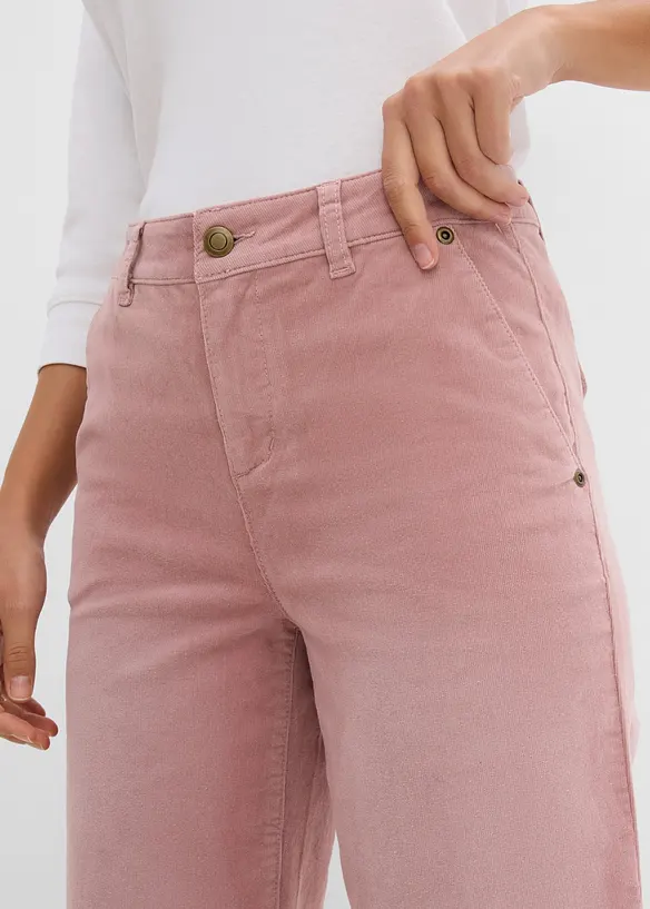 Pantaloni larghi in velluto a coste di misto cotone, bonprix