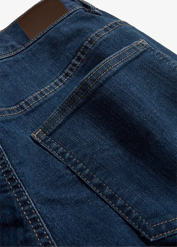 Jeans elasticizzati straight, vita media, bonprix