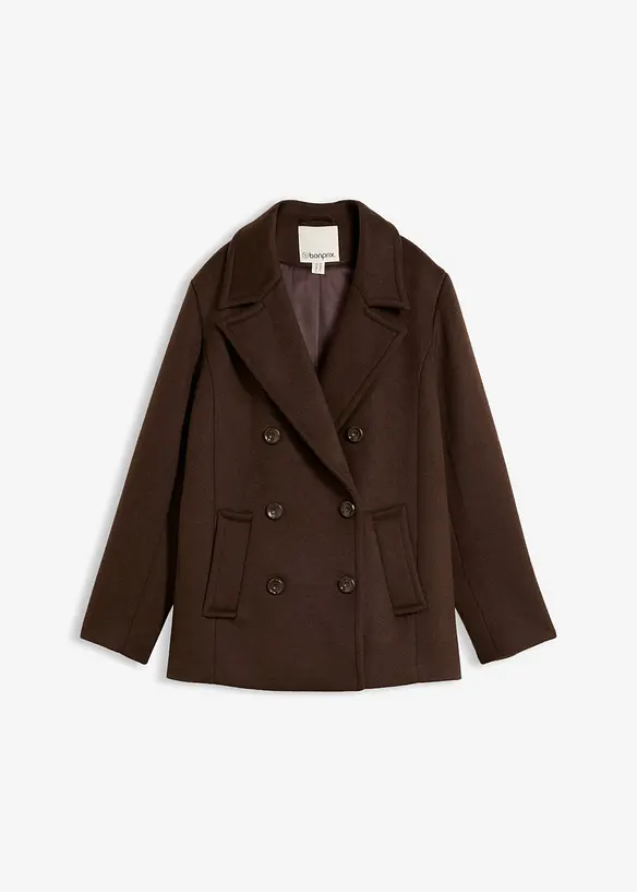 Caban in misto lana, bonprix