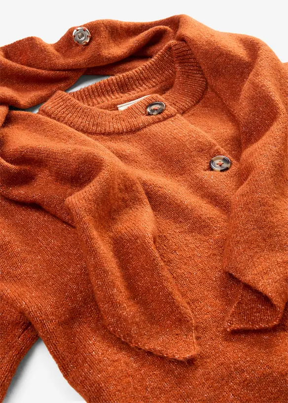 Cardigan con collo a scialle, bonprix