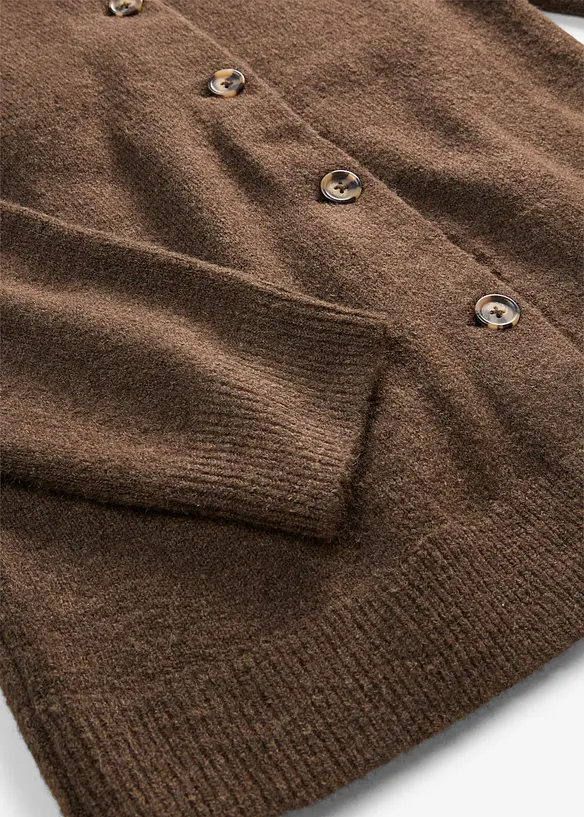 Cardigan con collo a scialle, bonprix