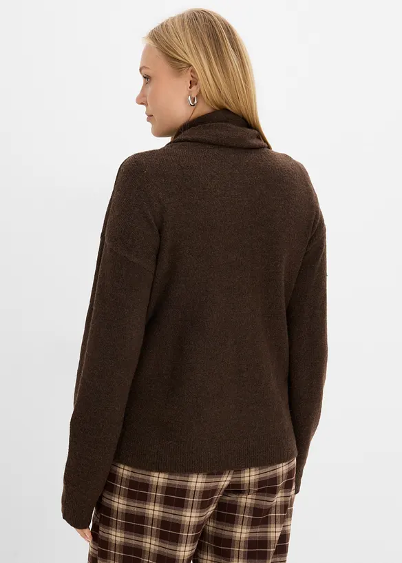Cardigan con collo a scialle, bonprix