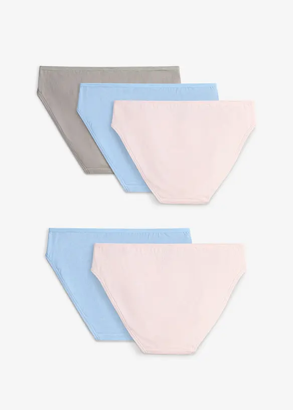 Slip con cotone biologico morbido (pacco da 5), bonprix